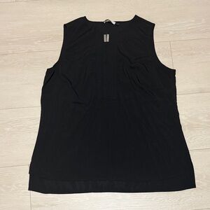 3/$10 Calvin Klein Elegant Black Sleeveless Top
